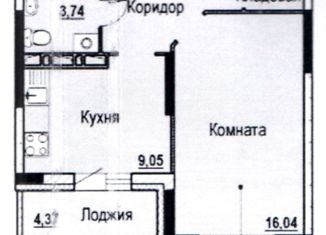 Продается 1-комнатная квартира, 35.7 м2, Ярославль, 2-й Брагинский проезд, 9, Северный жилой район