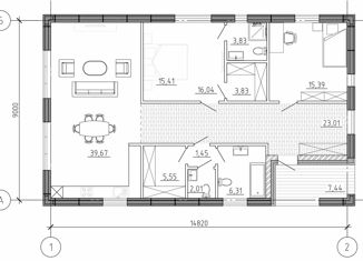 Продажа дома, 130 м2, деревня Новолисиха