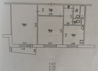 Продается 2-ком. квартира, 52.7 м2, село Талашкино, улица Ленина, 10