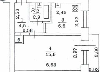 Продаю 1-ком. квартиру, 30.5 м2, Камешково, улица Ногина, 5