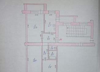 Продажа трехкомнатной квартиры, 60.6 м2, сельский посёлок Партизан, улица Шахтёров, 3