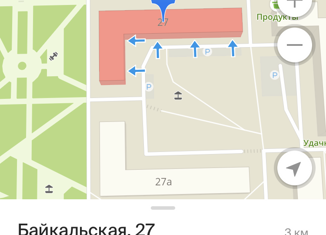 Продается однокомнатная квартира, 43 м2, Челябинск, Байкальская улица, 27