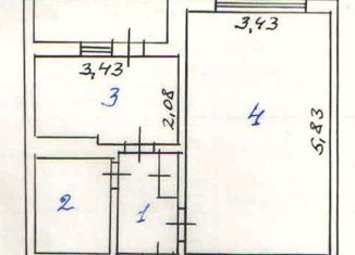 Продам 1-ком. квартиру, 34.9 м2, Курская область, Набережная улица, 2