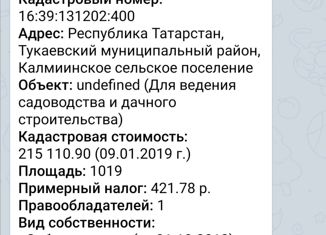 Продам земельный участок, 10 сот., деревня Кырныш