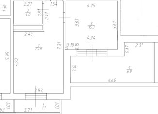 2-комнатная квартира на продажу, 55.7 м2, Казань, улица Волкова, 12