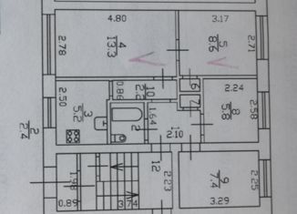 Продаю комнату, 49 м2, Санкт-Петербург, 2-я Комсомольская улица, 57к1, муниципальный округ Константиновское