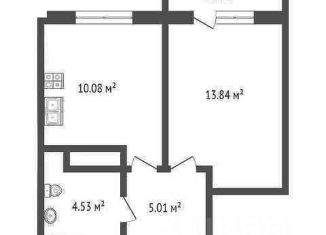 Продается 1-комнатная квартира, 34.4 м2, Ульяновск, улица Аблукова, 16, ЖК Аквамарин