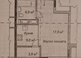 Продается квартира студия, 28.6 м2, Нижний Новгород, улица Академика Сахарова, 117к2, метро Заречная