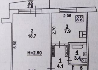 Продам 1-ком. квартиру, 38 м2, Ростов-на-Дону, Вятская улица, 112, Первомайский район