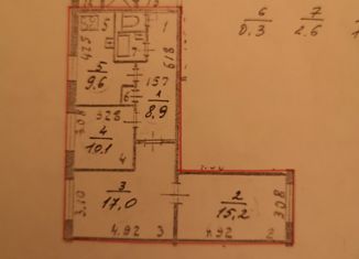 Продажа 3-ком. квартиры, 64.7 м2, Санкт-Петербург, улица Дыбенко, 12к1, метро Проспект Большевиков