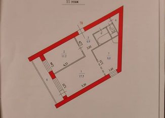 Продается 2-комнатная квартира, 52.6 м2, Тосно, проспект Ленина, 69