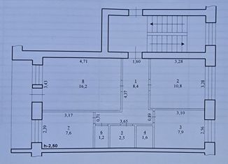 Трехкомнатная квартира на продажу, 56.2 м2, Свободный, Литвиновская улица, 2/1