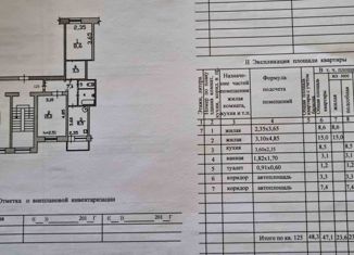 Продаю 2-комнатную квартиру, 48.3 м2, Тюменская область, микрорайон Мирный, 8/1