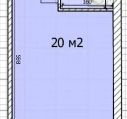 Квартира на продажу студия, 20 м2, Москва, улица Винокурова, 5/6к1, Академический район