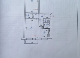 Продажа двухкомнатной квартиры, 47.2 м2, Ижевск, микрорайон Городок Строителей, 66, жилой район Строитель