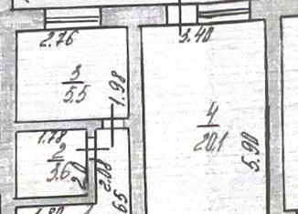 1-комнатная квартира на продажу, 35.6 м2, Лениногорск, улица Кошевого, 16