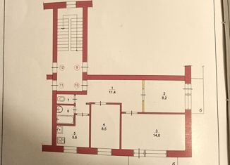 Продаю 3-ком. квартиру, 51.3 м2, посёлок Сурок, улица Дружбы, 2