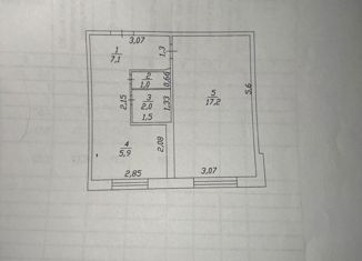 Продажа 1-комнатной квартиры, 33.2 м2, село Алкино-2, Центральная улица, 18