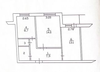Продажа 1-ком. квартиры, 49 м2, Ишимбай, Зелёная улица, 15