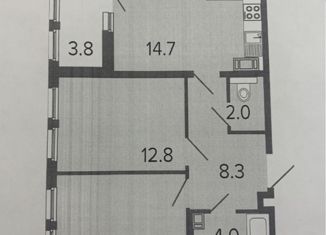 Продается 2-ком. квартира, 54.7 м2, Санкт-Петербург, 12-я Красноармейская улица, 26Ж, 12-я Красноармейская улица