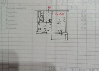 1-комнатная квартира на продажу, 35 м2, Мурманск, Зелёная улица, 4, Ленинский округ