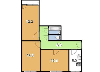 Продаю комнату, 60 м2, Екатеринбург, улица Пехотинцев, 17, Железнодорожный район