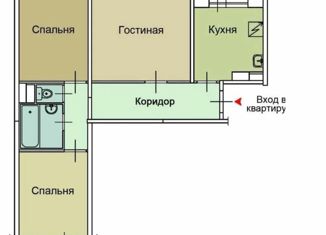 Продаю комнату, 63 м2, Москва, Бибиревская улица, 1, Алтуфьевский район