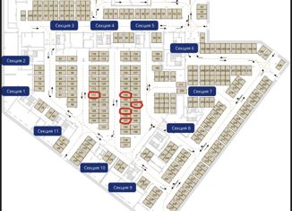 Продаю машиноместо, 13.3 м2, Москва, Новоалексеевская улица, 16к3, ЖК Серебряный Фонтан