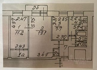 3-ком. квартира на продажу, 55 м2, Москва, Байкальская улица, 15, район Гольяново
