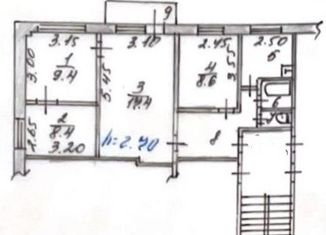 Продаю 4-ком. квартиру, 60 м2, Лесосибирск, Привокзальная улица, 9