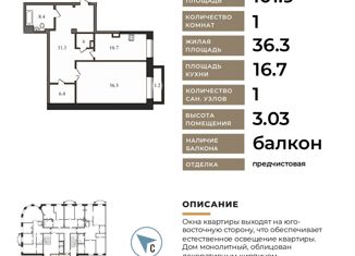 Продаю 1-ком. квартиру, 101.9 м2, Санкт-Петербург, метро Приморская, Наличная улица, 24к1