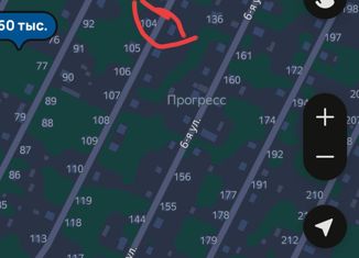 Продаю участок, 5.34 сот., Рязань, Железнодорожный район, СТ Прогресс, 104