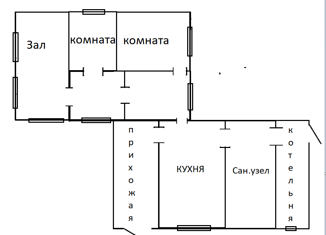 Продается дом, 45.7 м2, село Кневичи, Вторая улица, 40