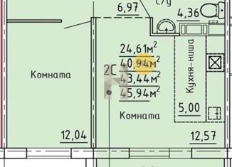 Продажа двухкомнатной квартиры, 44 м2, Челябинская область, улица имени Ефрейтора Потехина, 5