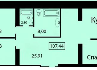 Продается 3-ком. квартира, 107.4 м2, Красноярский край, улица Елены Стасовой, 38Г