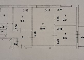 Продаю 4-комнатную квартиру, 68 м2, Москва, Севастопольский проспект, 13к2, станция Крымская