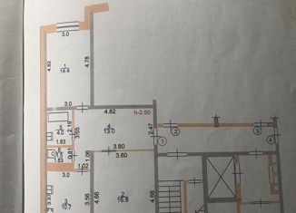 2-комнатная квартира на продажу, 60.4 м2, Саранск, улица Попова, 64Ак4