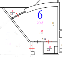 Продажа квартиры студии, 20.8 м2, село Агой, гостиничный комплекс Радуга, 10И