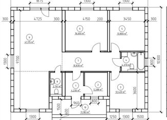 Продается дом, 110 м2, посёлок Октябрьский, Октябрьская улица