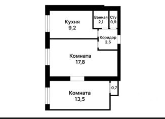 Продам 2-ком. квартиру, 48.5 м2, Москва, ВАО, Перовская улица, 6к1