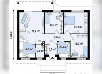 Продаю дом, 34 м2, село Нагаево, Советская улица, 13