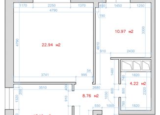 Продается 2-комнатная квартира, 63 м2, Липецк, улица Осканова, 2, Октябрьский район