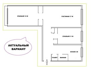 Продам 3-комнатную квартиру, 57.4 м2, Санкт-Петербург, 2-й Муринский проспект, 10к1