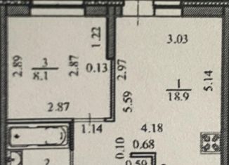 Продается 1-комнатная квартира, 31.1 м2, Екатеринбург, улица Лётчиков, 7, улица Лётчиков