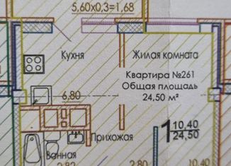 Продам 1-комнатную квартиру, 30 м2, Ростов-на-Дону, ЖК Грин Парк, Раздорская улица, 2А