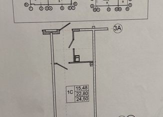 Квартира на продажу студия, 24.5 м2, Зеленогорск, улица Строителей, 3к2