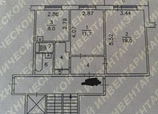 Двухкомнатная квартира на продажу, 50 м2, Челябинская область, улица Дзержинского, 35