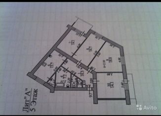 Продажа четырехкомнатной квартиры, 95.6 м2, Черкесск, Парковая улица, 1, микрорайон Пештера