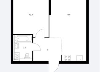 Продам 1-комнатную квартиру, 41 м2, Москва, Сигнальный проезд, 16с21, метро Владыкино