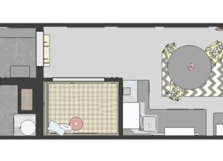 Продажа 1-ком. квартиры, 24.9 м2, посёлок Российский, Измаильская улица, 15